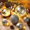 Christmas Ball Ornaments Silver Giant Shatterproof Christmas OrnamentsMercury Ball Christmas Tree Ornaments for Holiday Party(Silver, 6.0" (2pcs))